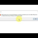 'Network Discovery is Turned Off