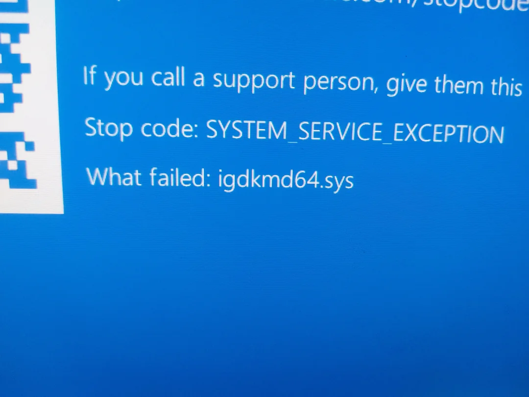 fix system service exception igdkmd64.sys error on windows