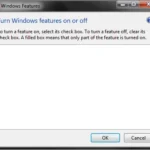 Turn Windows Features On and Off is Blank or Empty in Windows 11