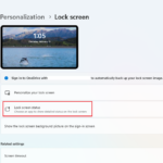 How to Turn Off Lock Screen Widgets in Windows 11