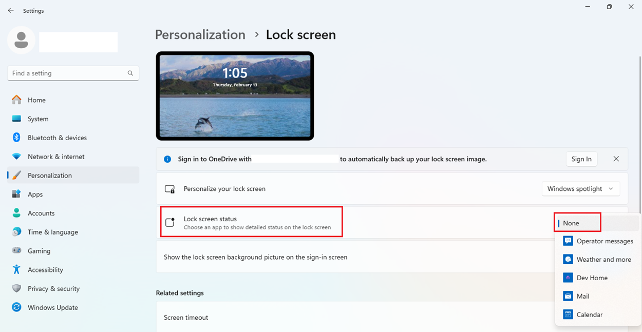 How to Turn Off Lock Screen Widgets in Windows 11