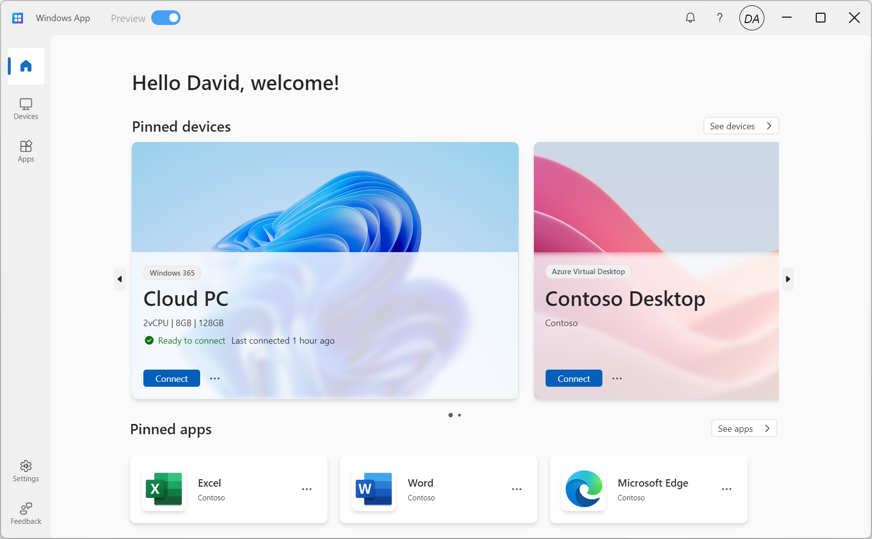 Windows App for Mac (previously named Microsoft Remote Desktop)